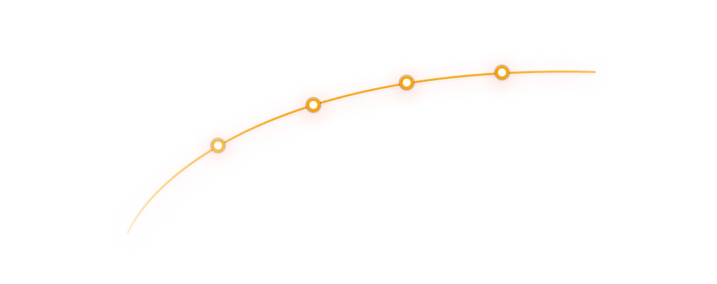 Curve showing how the payout multiplier accelerates with each step
