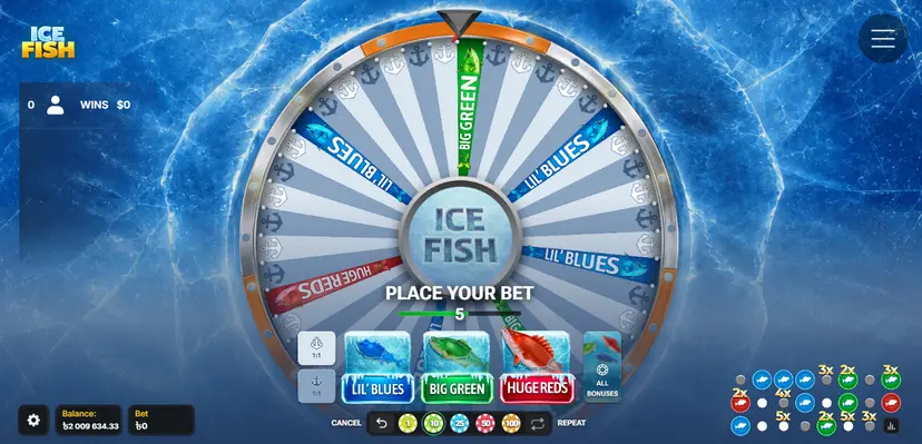 Ice Fish gameplay screen captured from a live lobby