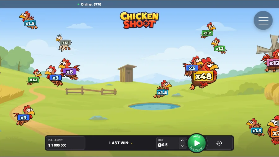 Chicken Shoot INOUT Games game