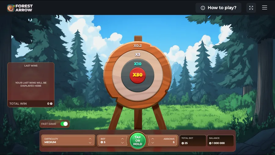 Forest Arrow INOUT Games game