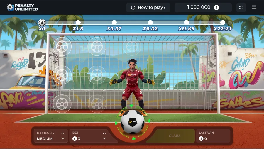 Penalty Unlimited INOUT Games game