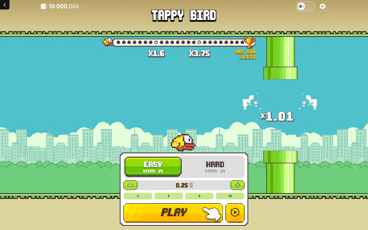 Tappy Bird 100HP Gaming game